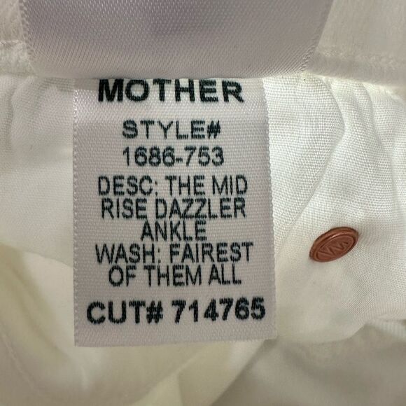 MOTHER Denim The Mid Rise Dazzler Ankle New! - Picture 12 of 13